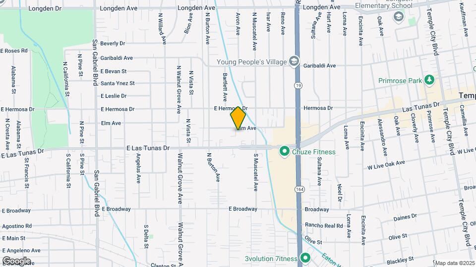 1324 Elm Ave Map and Location Details