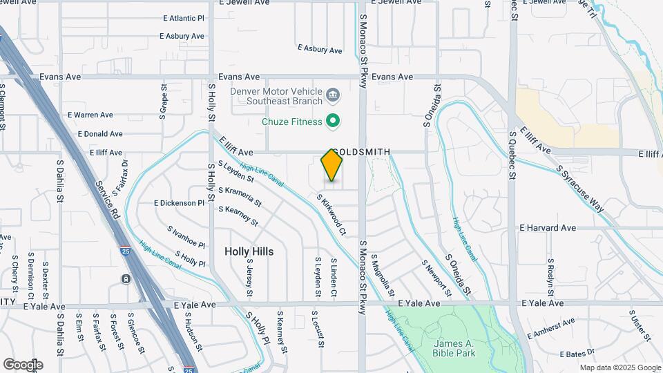2396 S Linden Ct Map and Location Details