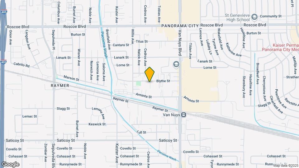 14666 Blythe St Map and Location Details