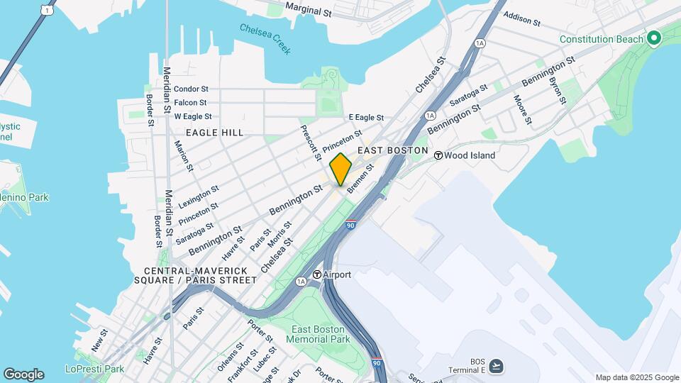 96 Prescott St, Unit #202 Map and Location Details