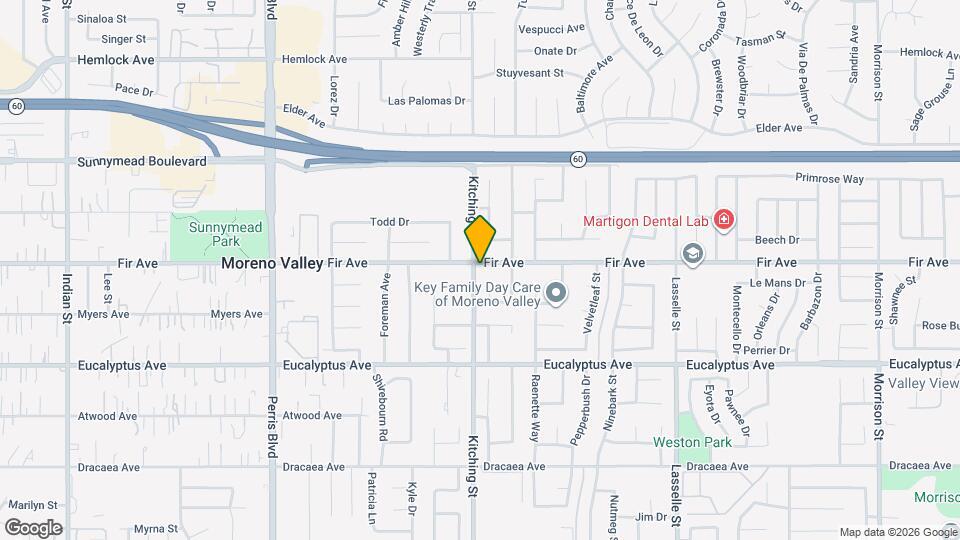 25513 Fir Ave Map and Location Details