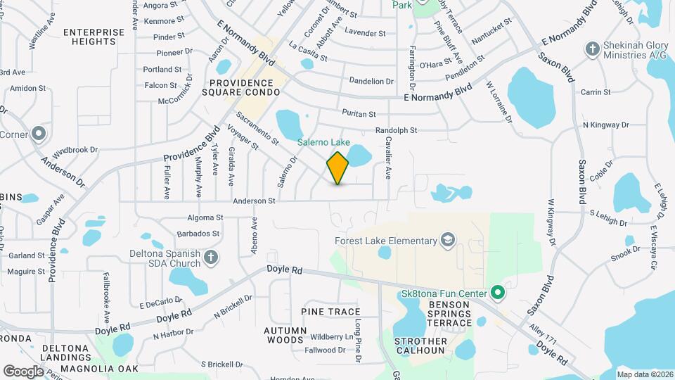 1361 Sacramento St Map and Location Details