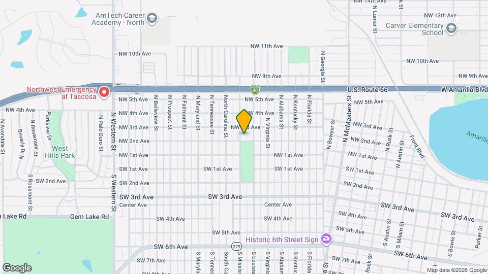 202 N Mississippi St Map and Location Details