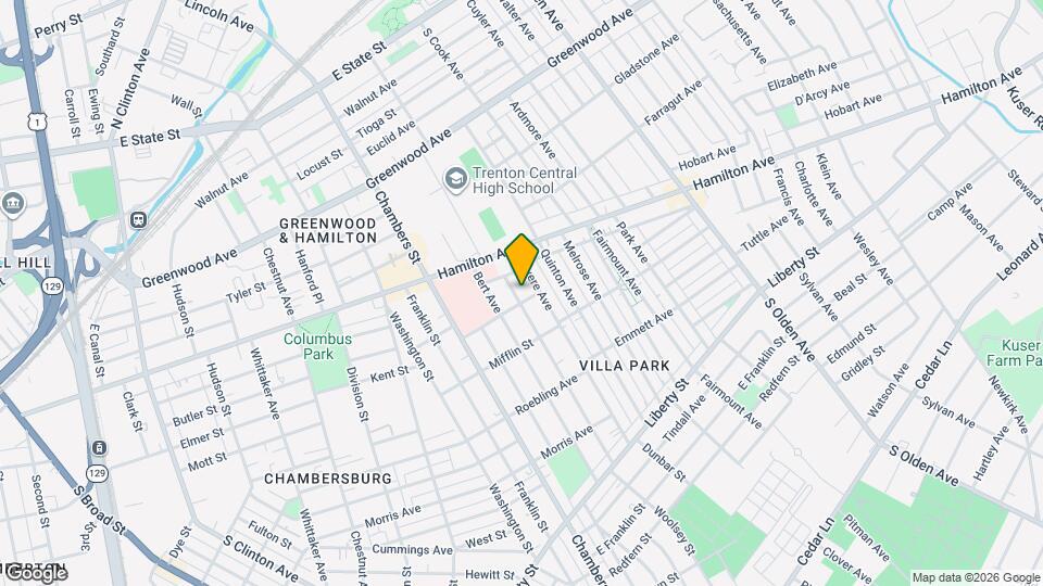 128 Columbus Ave Map and Location Details