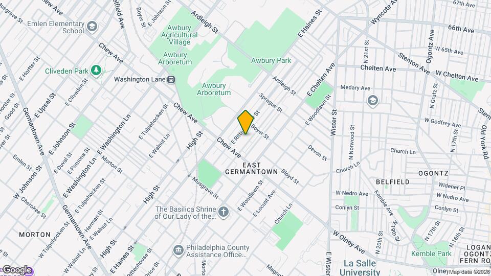 843 E Price St Map and Location Details