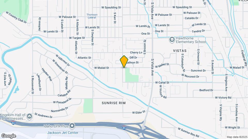 2606 S Shoshone St Mapa y Detalles de la Ubicación