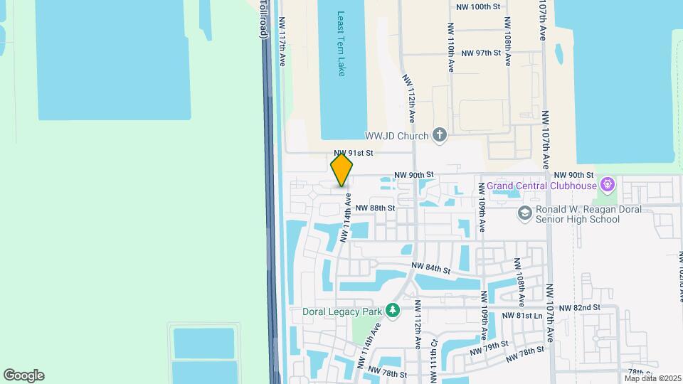 11401 NW 89th St Map and Location Details