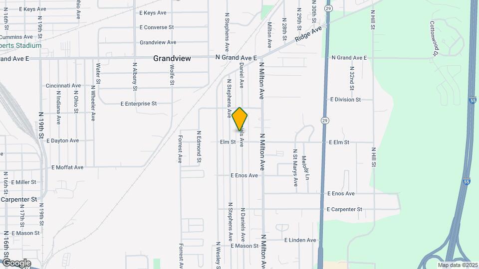 907 N Daniels Ave Map and Location Details