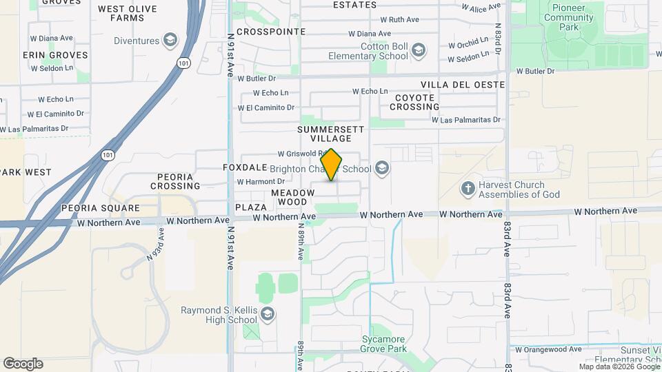 8815 W Manzanita Dr Map and Location Details