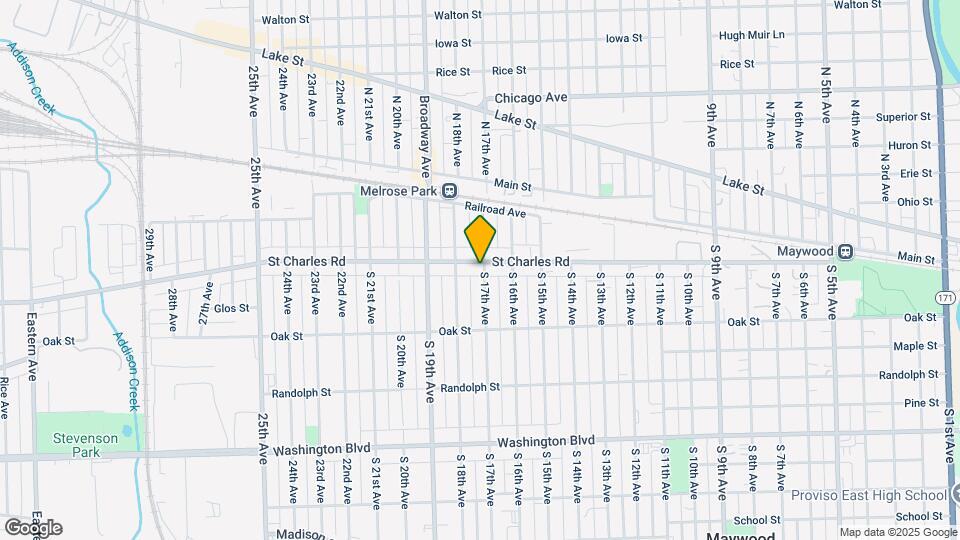 102 S 17th Ave Map and Location Details