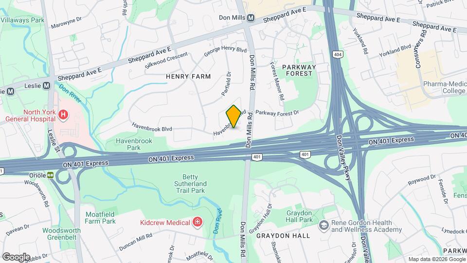 Havenbrook Towers Map and Location Details