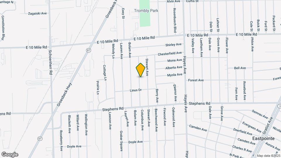 24426 Columbus Ave Map and Location Details