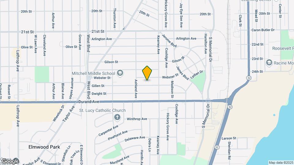 2400 Gillen St Map and Location Details