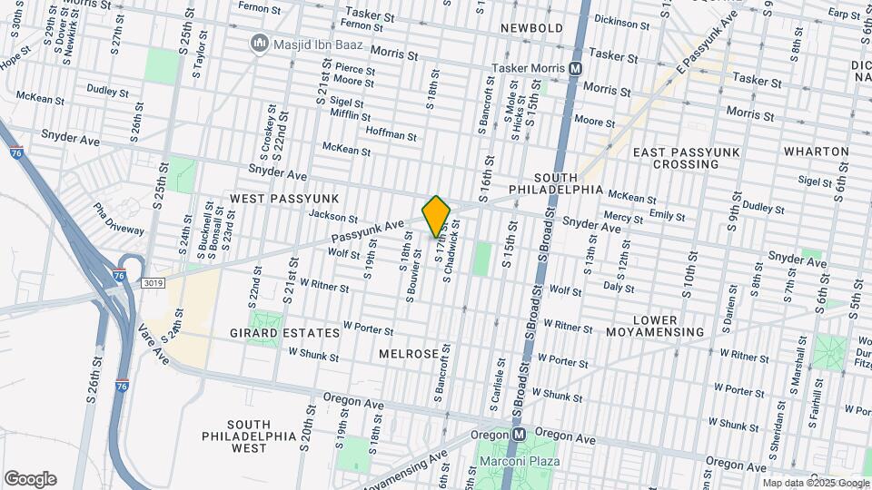 2214 S 17th St Map and Location Details