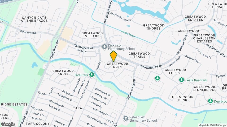 7111 Glenwood Dr Map and Location Details