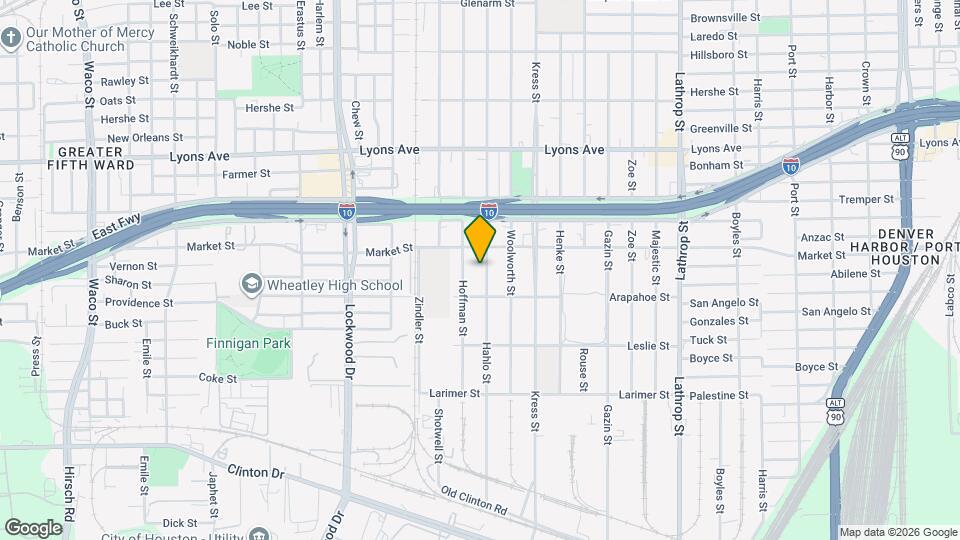 922 Hahlo St Mapa y Detalles de la Ubicación