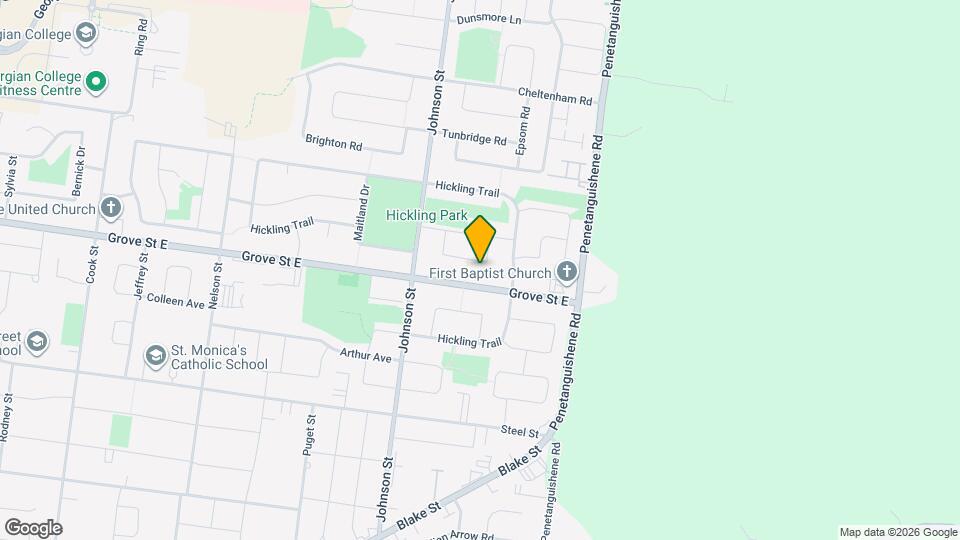 41 Blair Crescent Map and Location Details