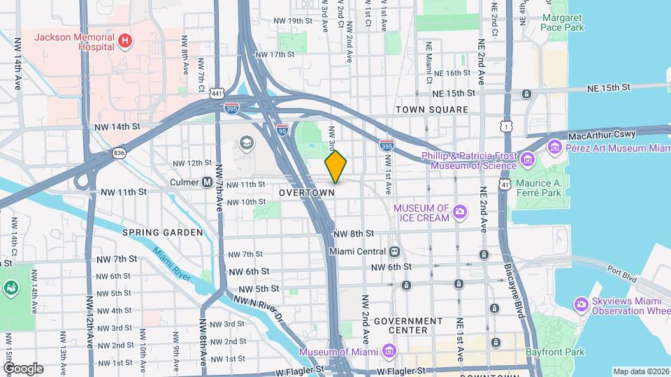 1035 NW 2nd Ave Map and Location Details