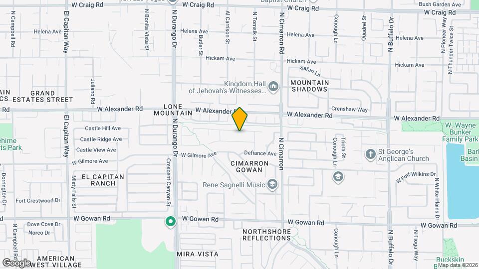 8221 Woodland Prairie Ave Map and Location Details