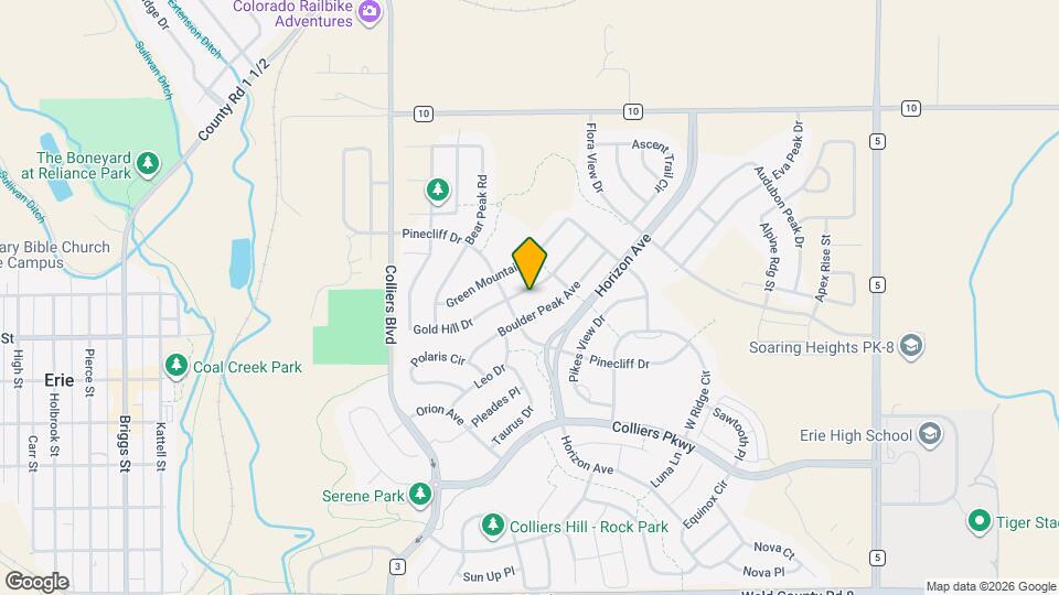 728 Gold Hill Dr Map and Location Details