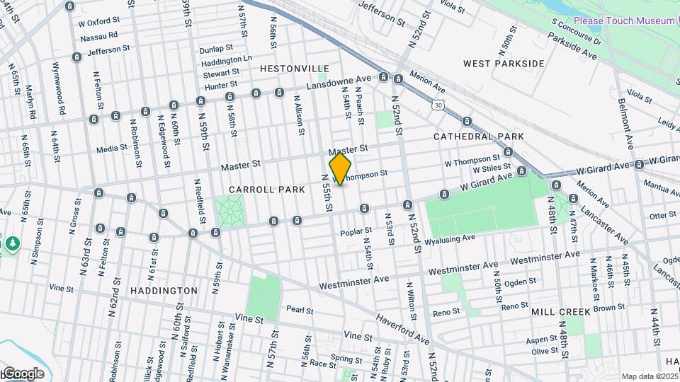 1240 N Conestoga St Mapa y Detalles de la Ubicación