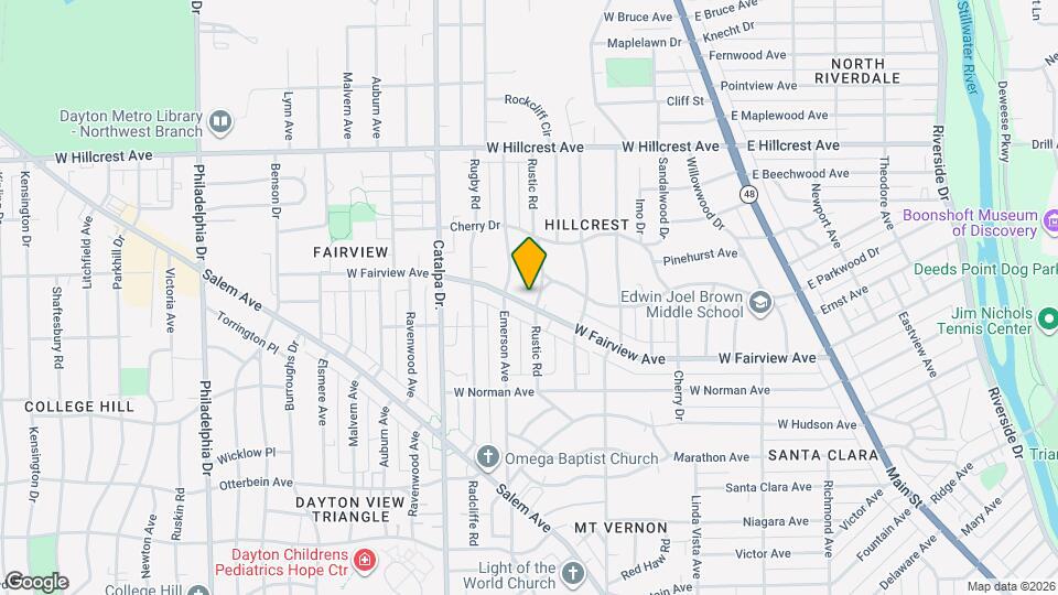 607 W Fairview Ave, Unit 9 Map and Location Details