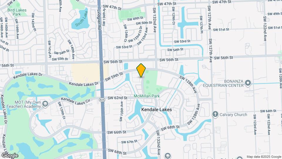 6025 SW 133rd Ct Map and Location Details