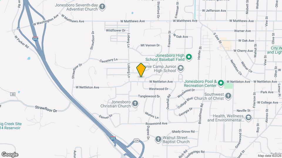 1306 Santa Fe Cir Map and Location Details