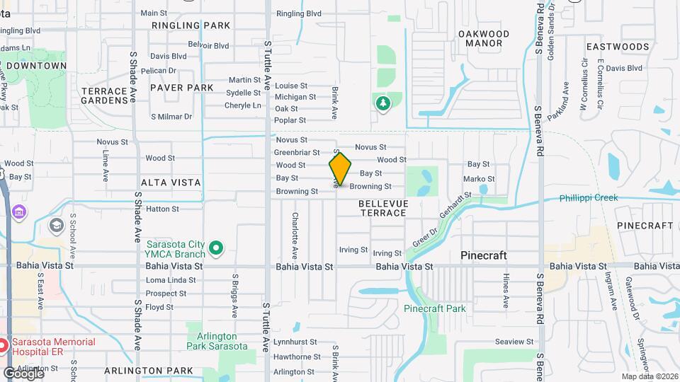 3000 Browning St Map and Location Details