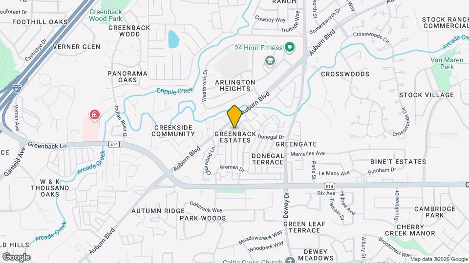 6281 Cavan Dr Map and Location Details
