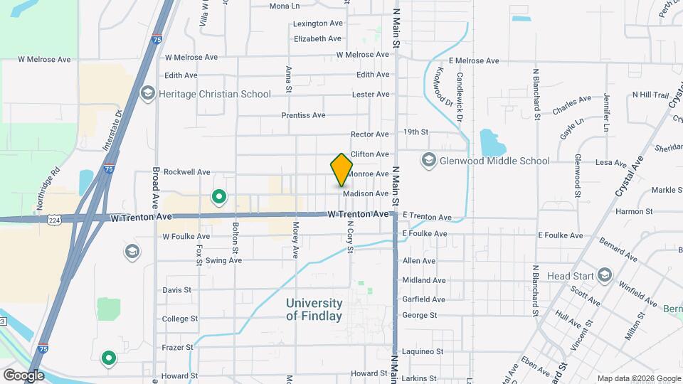 216 Madison Ave Map and Location Details