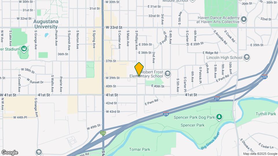 3014 S Phillips Ave Map and Location Details