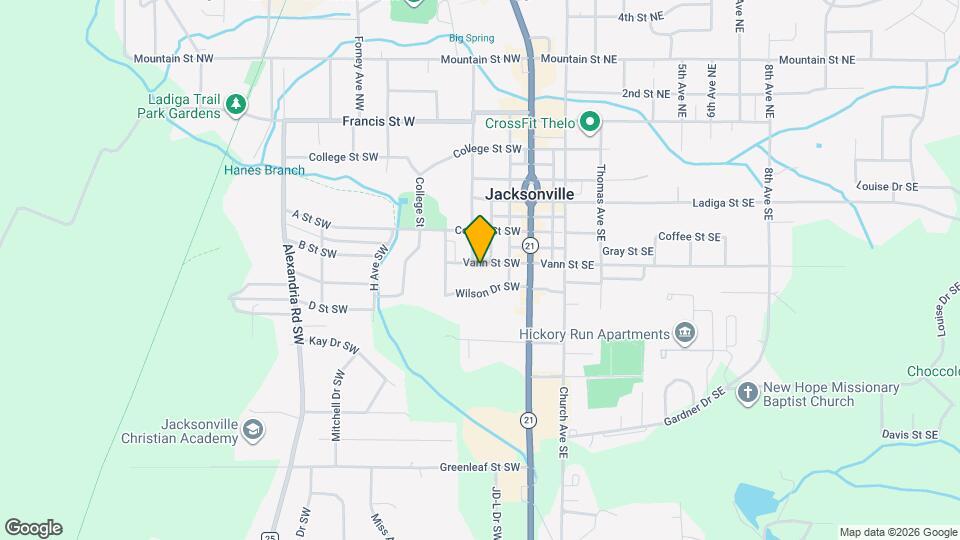 304 Vann St SW Map and Location Details