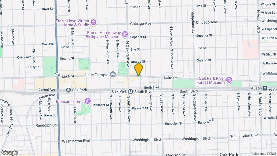 125 N Euclid Ave Map and Location Details