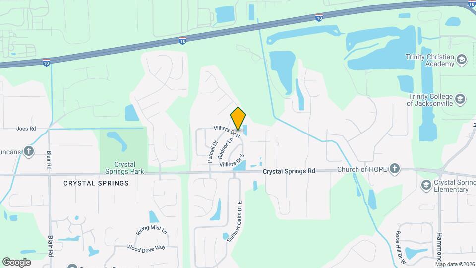 593 Radnor Ln Map and Location Details