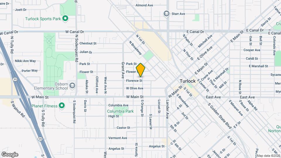 301 N Orange St Mapa y Detalles de la Ubicación