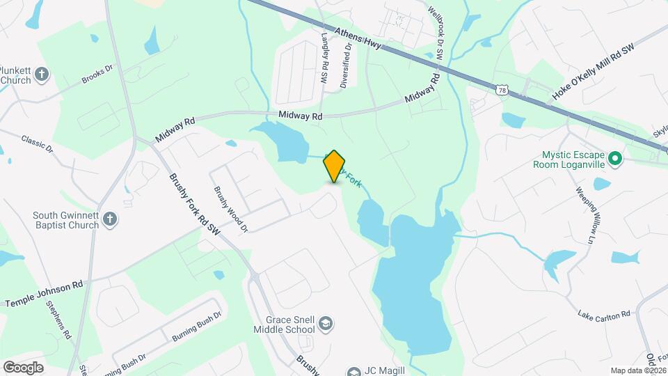 3890 Brushy Wood Dr Map and Location Details