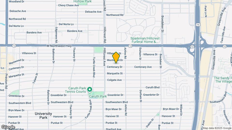 3224 Centenary Ave Map and Location Details