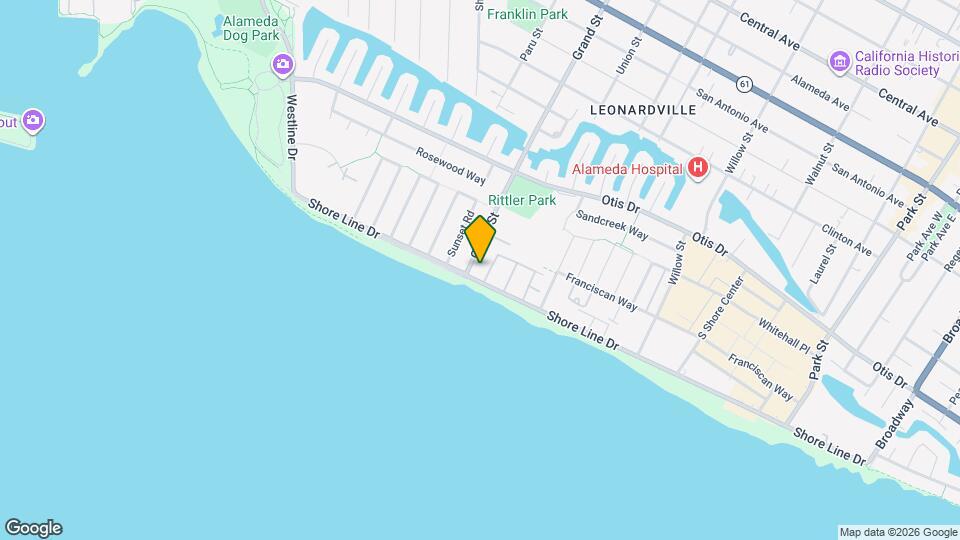 1707 Shore Line Dr Map and Location Details