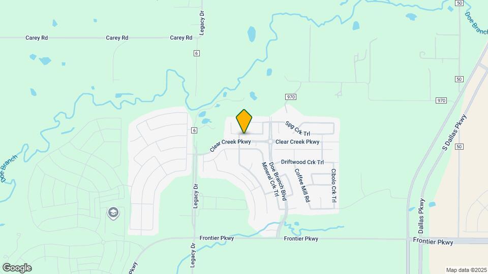 3142 Turkey Creek Trail Map and Location Details