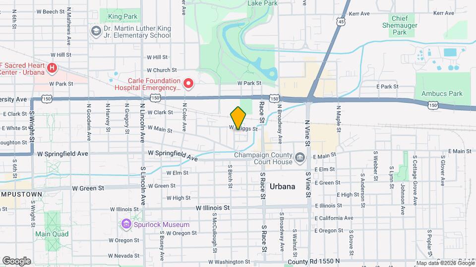 210 N Central Ave Map and Location Details