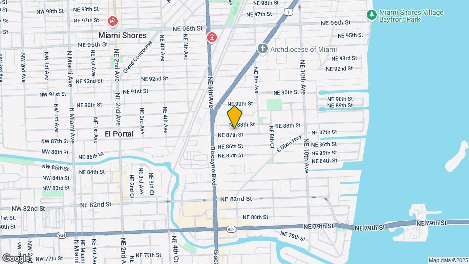 671 NE 87th St Map and Location Details
