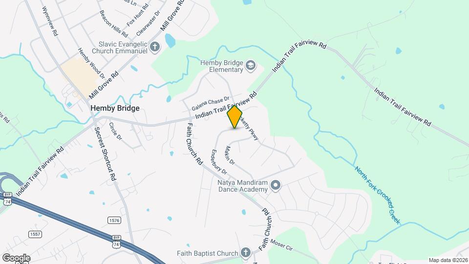 1009 Enderbury Dr Map and Location Details