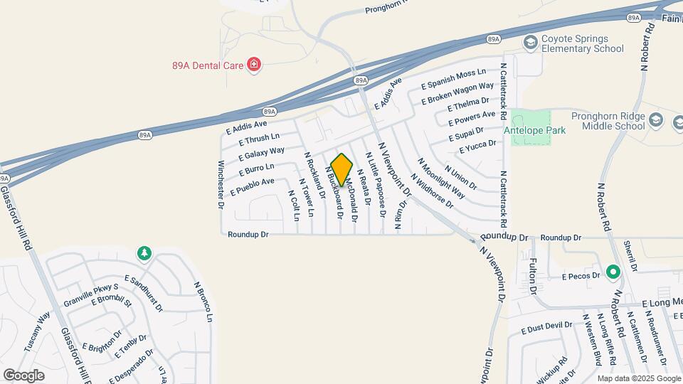 6131 N Buckboard Dr Map and Location Details