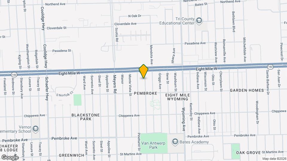 20495 Mendota St Map and Location Details