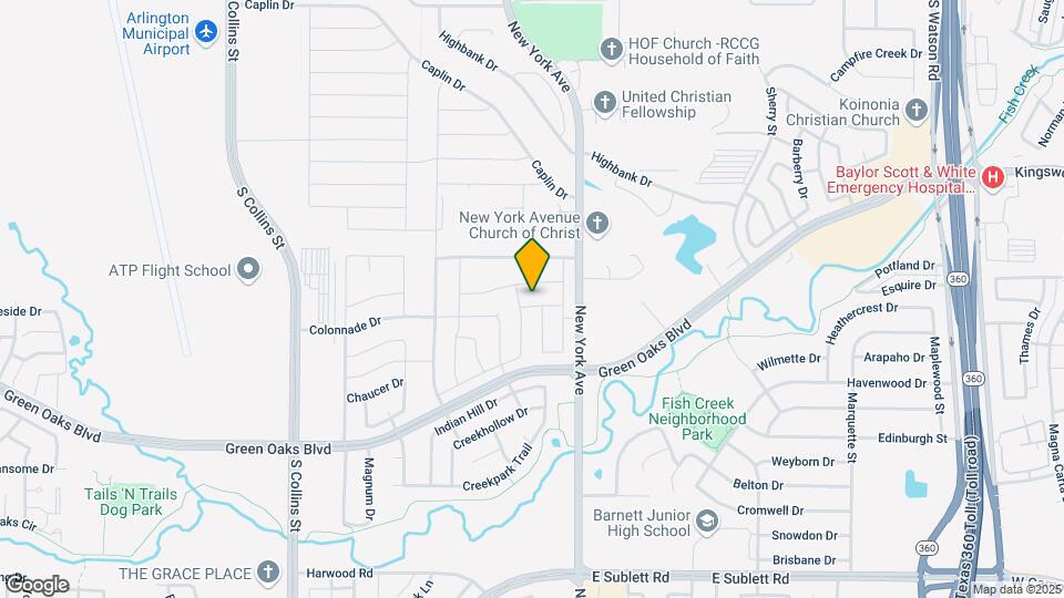 1705 Wallingford Dr Map and Location Details