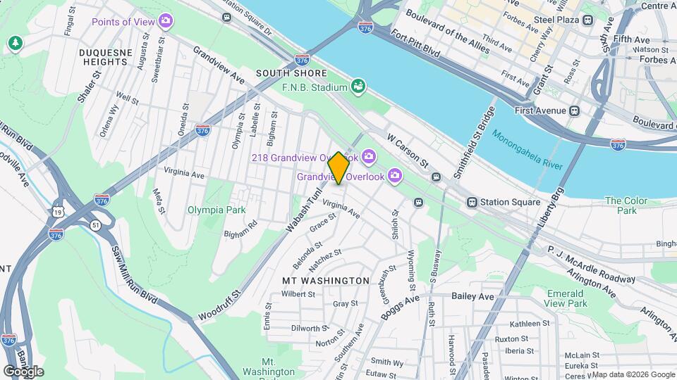 216 Kearsarge St Map and Location Details
