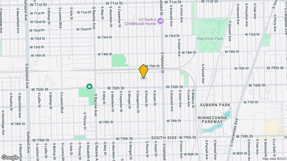 7528 S Peoria St Map and Location Details