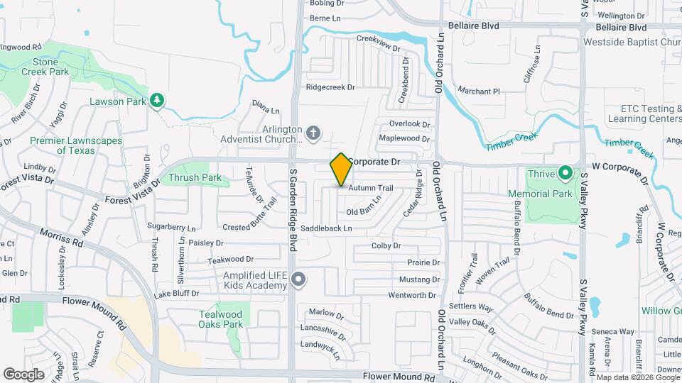 1352 Autumn Trail Map and Location Details