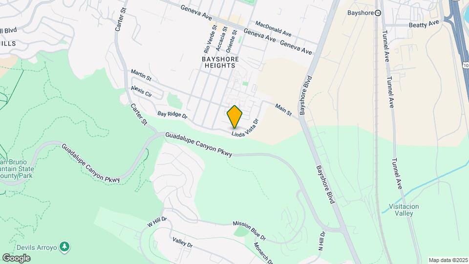 174 Linda Vista Dr Map and Location Details